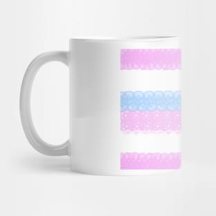 Spirograph Patterned Bigender Flag Mug